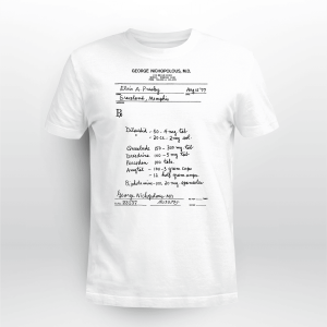 ELVIS PRESCRIPTION ELVIS PRESLEY 4444 black