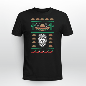MEXICAN TACO SKULL UGLY SWEATER