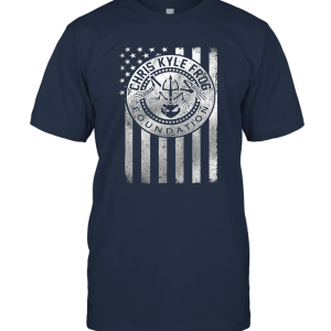 Club Red Chris Kyle Frog Foundation Men's Frog Flag T Shirt Black Unisex T-Shirt