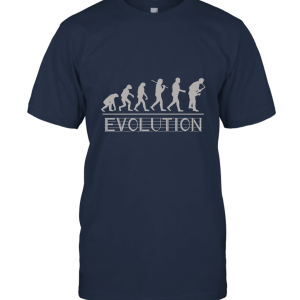 Clothing Thread Science Evolution Saxophonist Saxophone Music Band Funny Humor Unisex T-Shirt