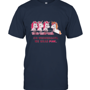Clothing Unicorn On Wednesdays We Wear Pink T Shirt 3355 Unisex T-Shirt