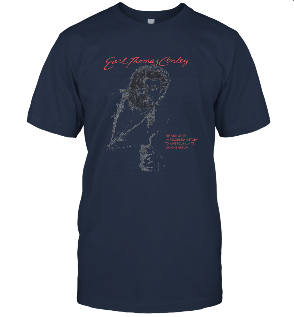 Clothing Vtg. Earl Thomas Conley Once In A Blue Moon I'll Do Something Right 1986 Raglan Tour T Shirt Gift T Shirt Unisex T-Shirt
