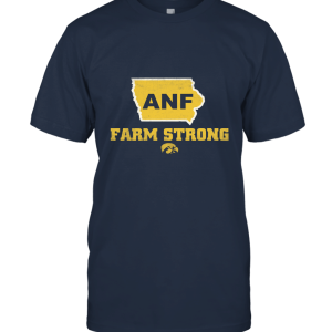 Clothing Iowa Hawkeyes America Needs Farmers ANF Farm Strong Cotton T Shirt Unisex T-Shirt