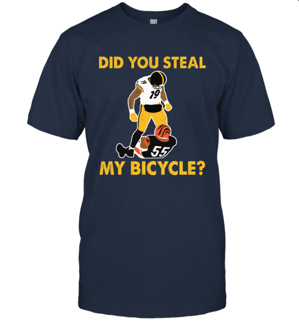 Did You Steal My Bicycle Steelers Karma Juju Smith Schuster Tshirt Unisex T-Shirt