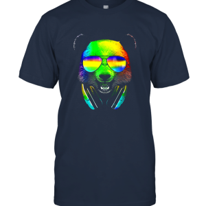 Design By Humans Dj Panda Men's Graphic T Shirt Unisex T-Shirt