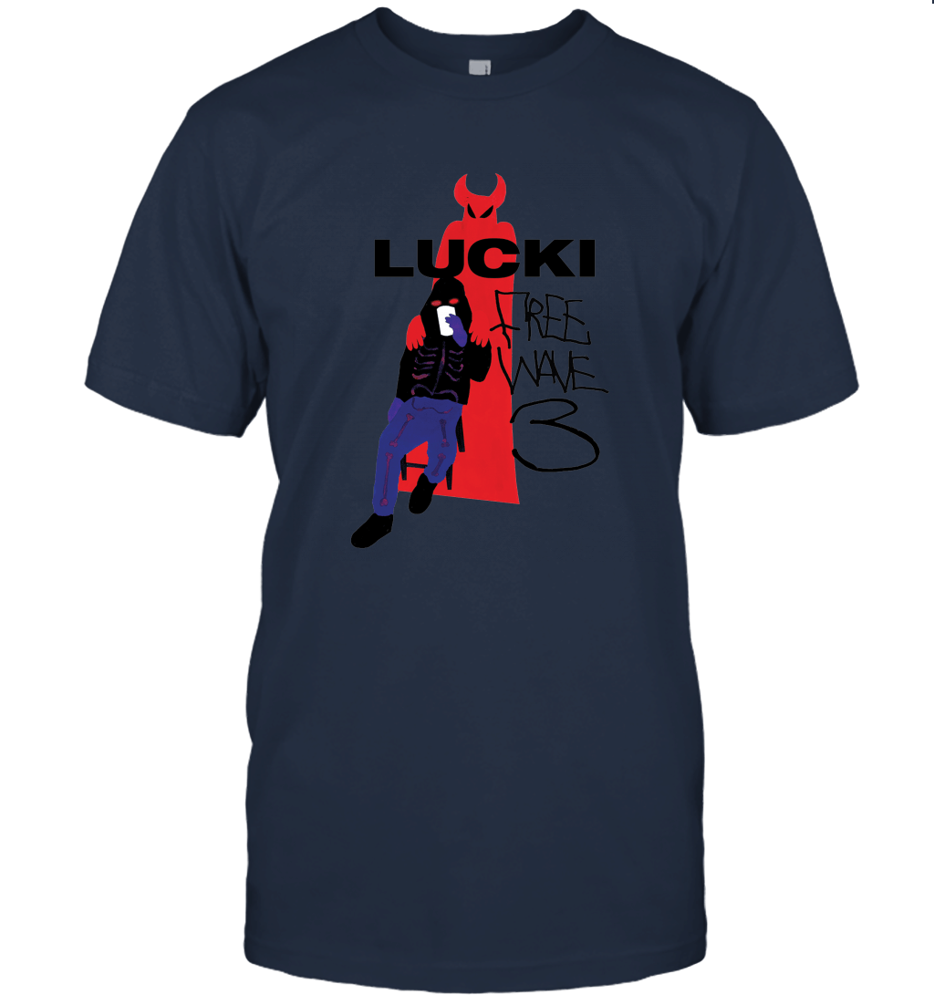 Devil Lucki Free Wave 3 Cotton T Shirt Unisex T-Shirt