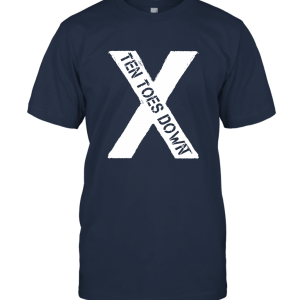 Deestroying Ten Toes Down white Unisex T-Shirt