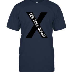 Deestroying Ten Toes Down white inside Unisex T-Shirt