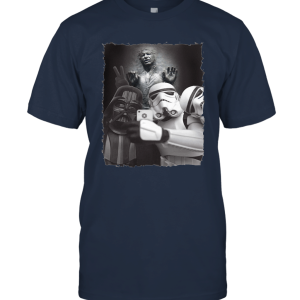 Darth Vader and Stormtrooper Selfie with Frozen Han Solo Unisex T-Shirt