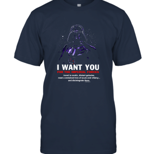 Darth Vader I Want You Star Wars Unisex T-Shirt