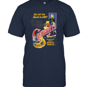 Disney Cinderella Vintage Classic Poster Unisex T-Shirt