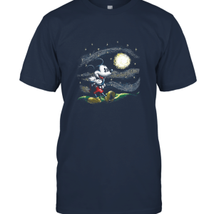 Disney Mickey Mouse Starry Night Unisex T-Shirt