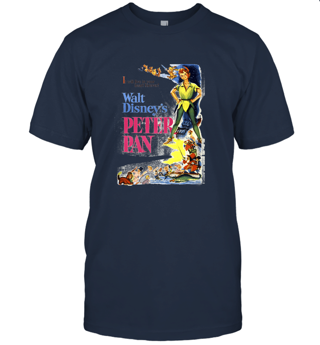 Disney Peter Pan Vintage Poster Unisex T-Shirt