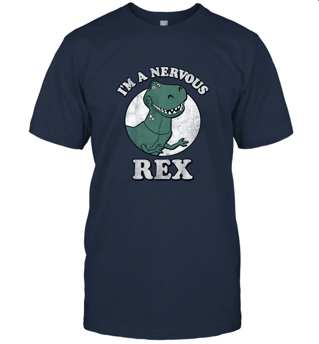Disney Pixar Toy Story I'm A Nervous Rex Dinosaur Unisex T-Shirt