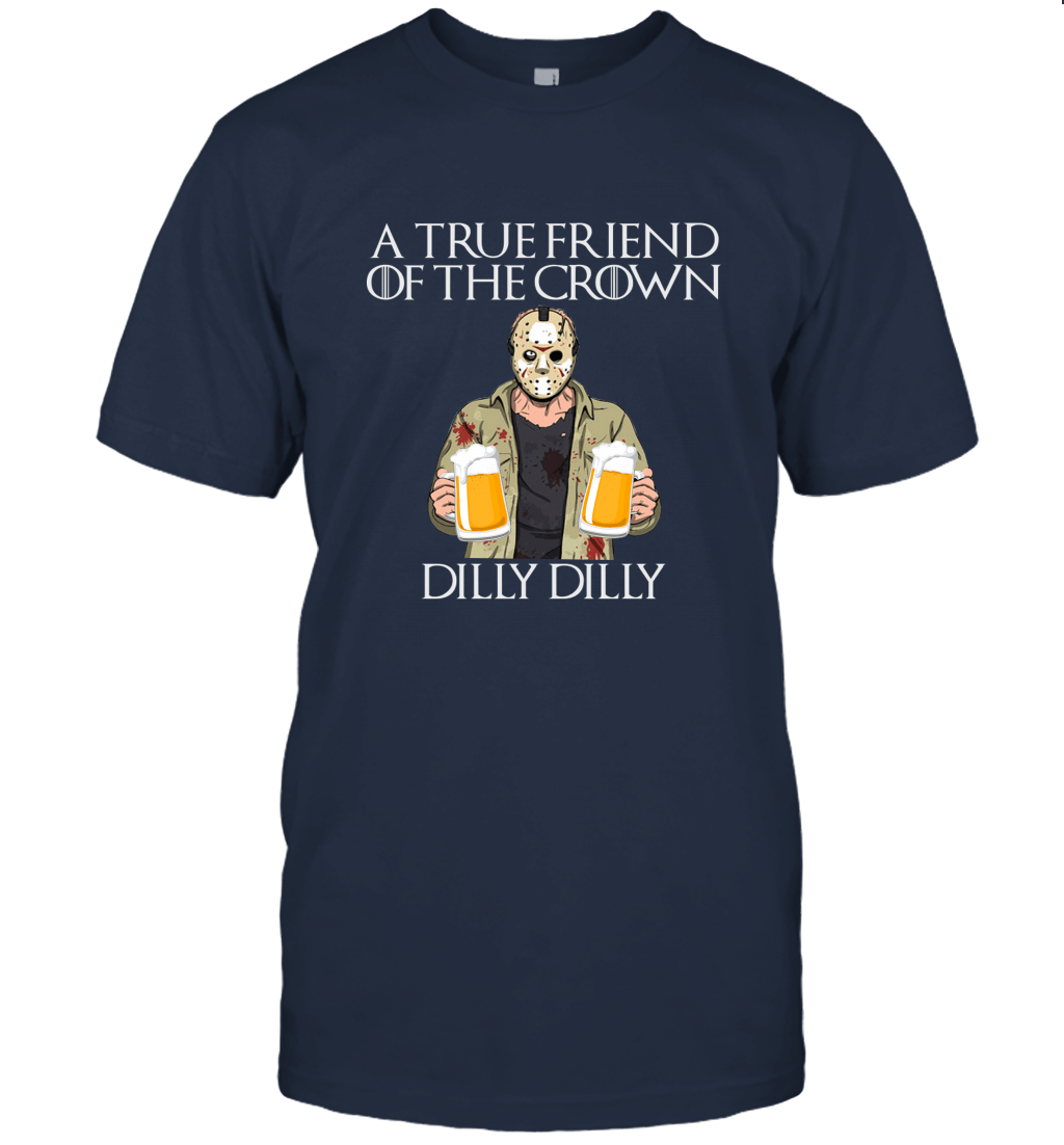 Dilly Dilly Halloween Jason Horror Drink Beer Funny Unisex T-Shirt