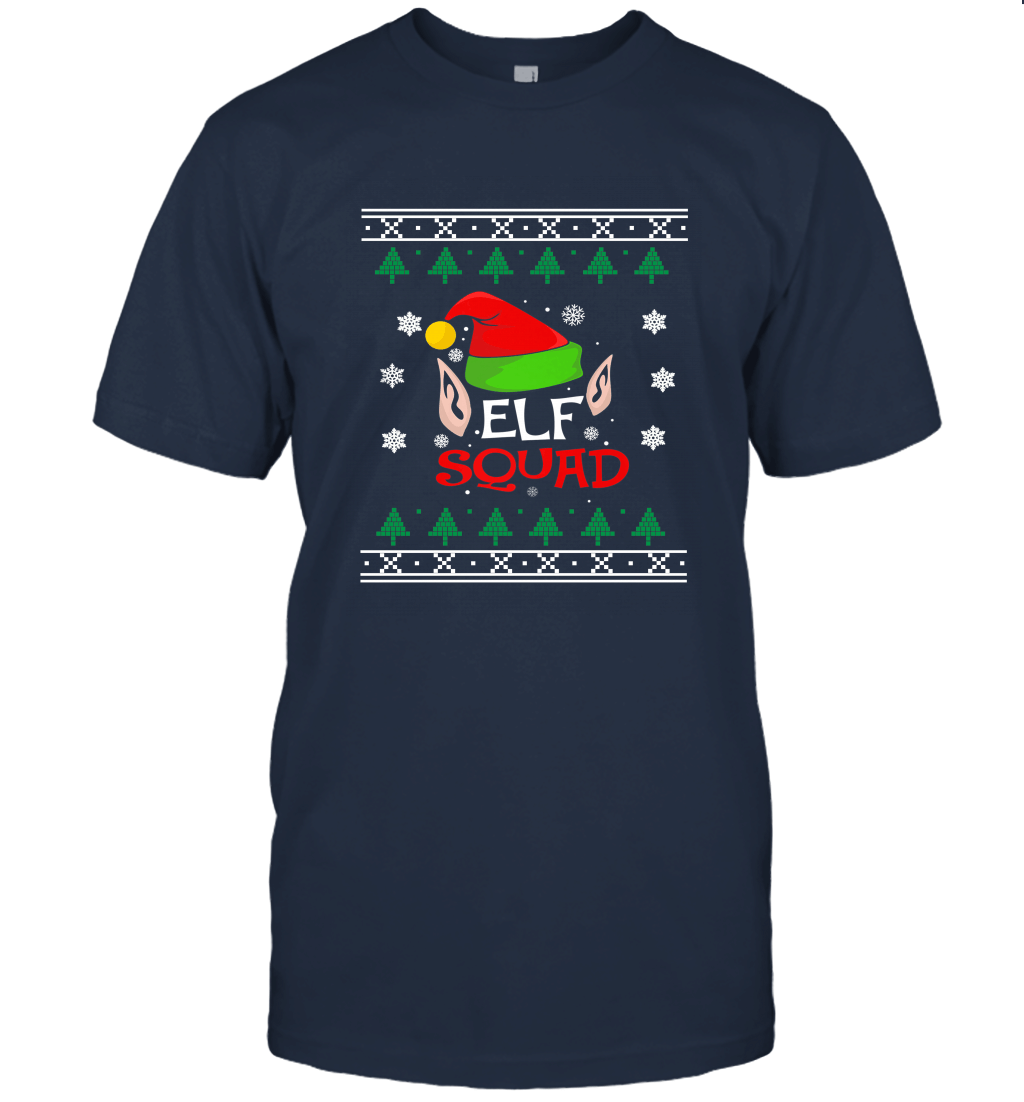 Elf Squad T Shirt Family Matching Christmas T Shirt Unisex T-Shirt