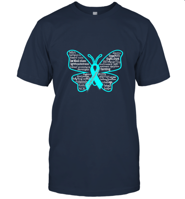 Dysautonomia POTS HyperPOTS NCS MSA Awareness T shirt Unisex T-Shirt
