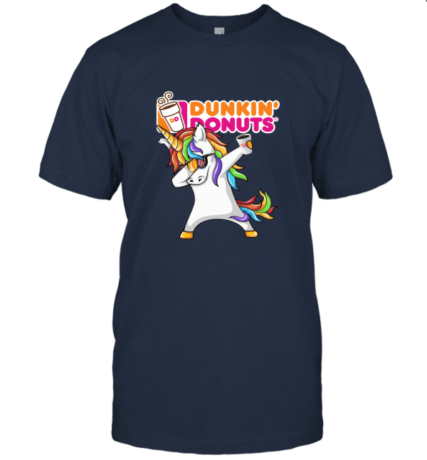 Dunkin' Donut t Dabbing Unicorn Unisex T-Shirt