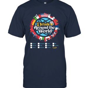 Drink Around The World Epcot Checklist Tee Shirts Unisex T-Shirt
