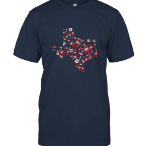 Dr Pepper Texas Dr Pepper Texas Map Cotton Unisex T-Shirt