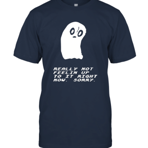 Fashion Undertale Napstablook Sorry T Shirt Unisex T-Shirt