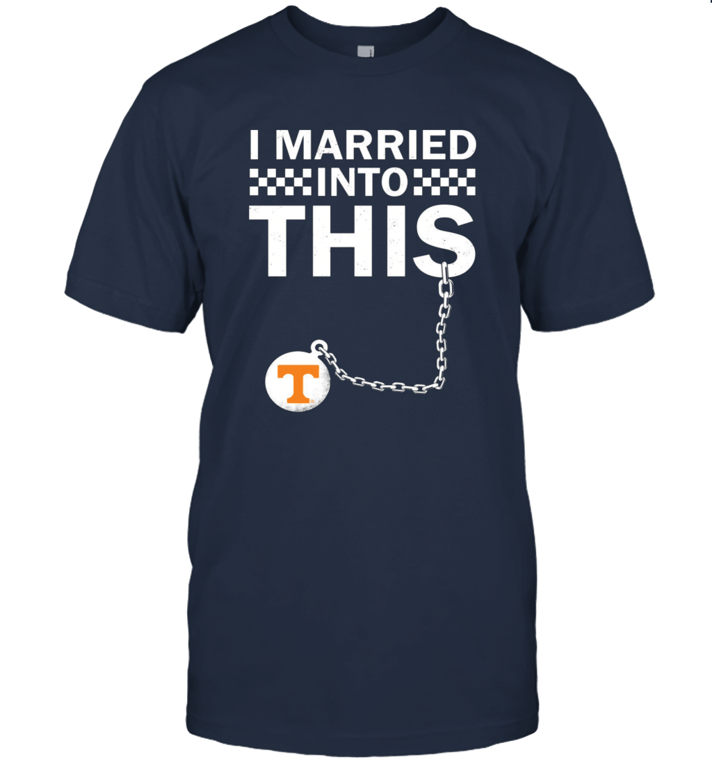 FanPrint I Married Into This Tennessee Volunteers Official Sports Apparel Unisex T-Shirt