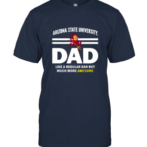 FanPrint Arizona State University Dad Arizona State Sun Devils  Official Unisex T-Shirt
