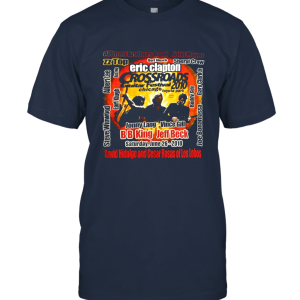 Eric Clapton Crossroads Guitar Festival 2010  back Unisex T-Shirt