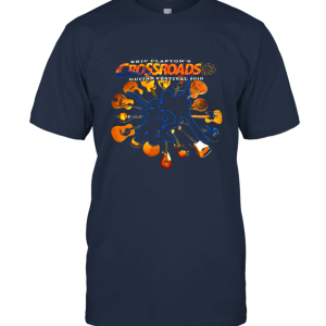 Eric Clapton Crossroads Guitar Festival 2010 font Unisex T-Shirt