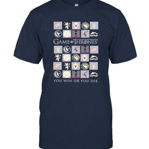 Game of Thrones You Win Or You Die House Crests Official Mens T Shirt Unisex T-Shirt