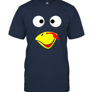 Funny Thanksgiving Turkey Face Unisex T-Shirt