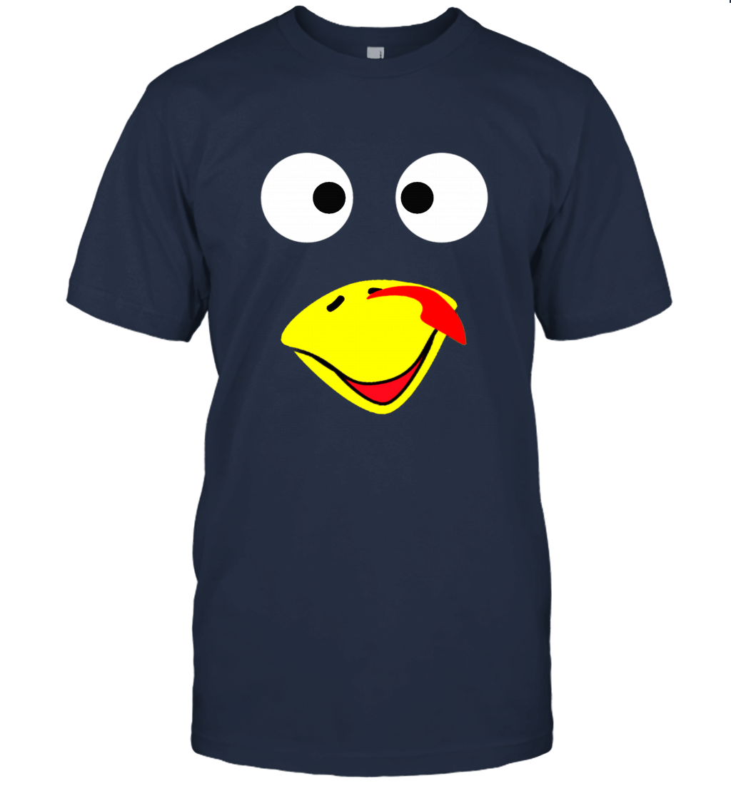 Funny Thanksgiving Turkey Face Unisex T-Shirt
