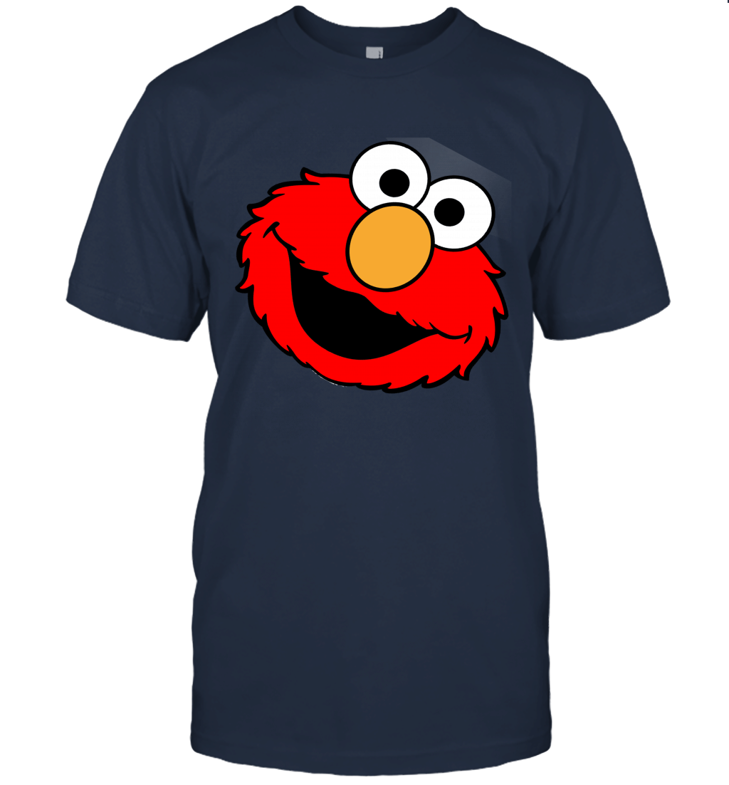 Funny Seesame Elmo Face Unisex T-Shirt
