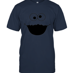 Funny Sesame Cookie Monster Face Unisex T-Shirt