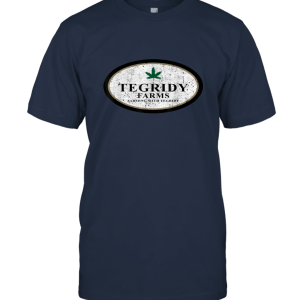 Funny Farming With Tegridy Cannabis Smoker Pun Unisex T-Shirt