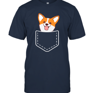 Funny Corgi Pocket Puppy Unisex T-Shirt