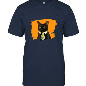 Funny Black Business Love Cat T shirt Unisex T-Shirt