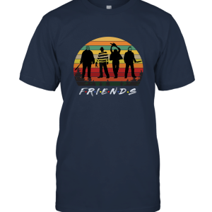 Friends Halloween Scary Horror Sunset Unisex T-Shirt
