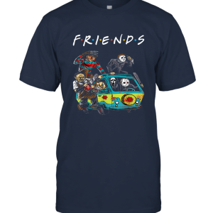 Friends Halloween Horror Team Scary Movie Unisex T-Shirt