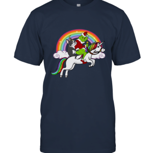 Grinch Pug Unicorn Funny Unisex T-Shirt