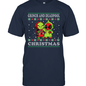 Grinch And DeathPool Christmas Linited Unisex T-Shirt