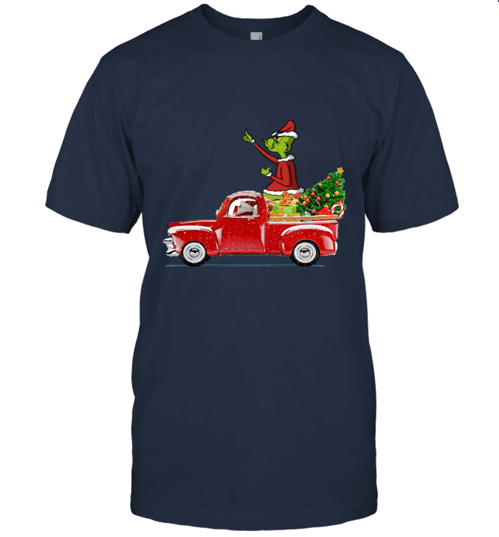 Grinch driver car christmas Unisex T-Shirt