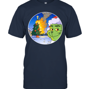 Grinch Christmas tree Unisex T-Shirt