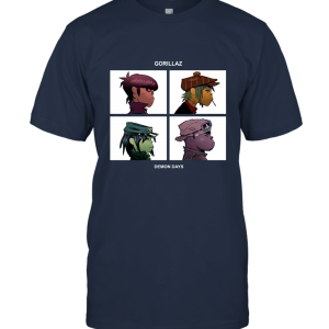 Gorillaz Demon Day Leisure Outdoor KellyGreen Unisex T-Shirt