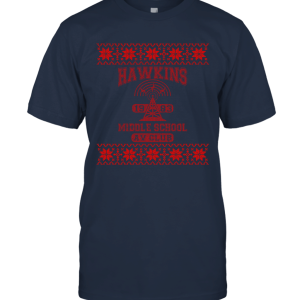 Hawkins Middle School Ugly Christmas Unisex T-Shirt