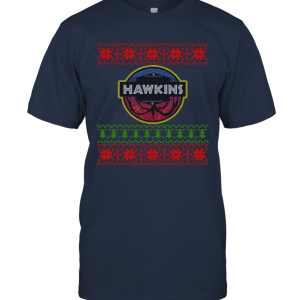Hawkins Middle School Upside Down Ugly Christmas Unisex T-Shirt