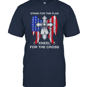 Happy Veteran Day Stand For The Flag Kneel For The Cross Unisex T-Shirt
