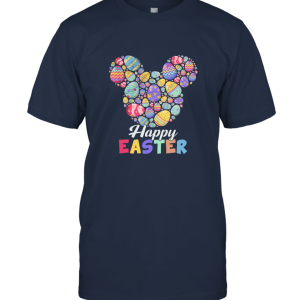 Happy Easter Colorful Eggs Mouse Unisex T-Shirt