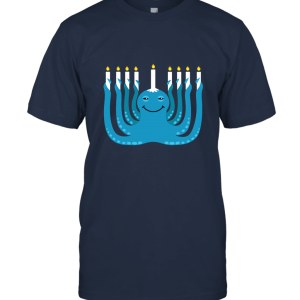 Hanukkah Menorah ctopus Unisex T-Shirt
