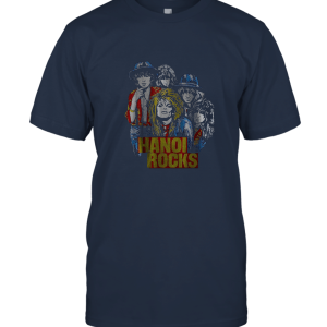 Hanoi Rocks Band Michael Monroe Concert Tour Album Glam Punk Rock Metal Vintage Unisex T-Shirt
